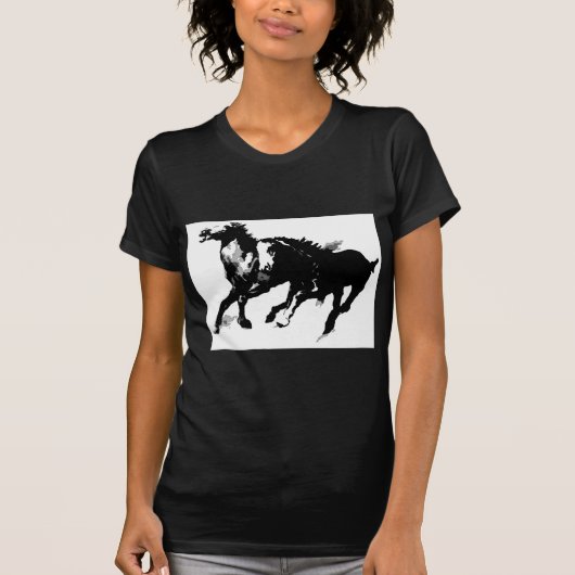 T-shirt Chevaux de course (Devant)