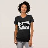 T-shirt Chevaux de course (Devant entier)