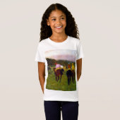 T-Shirt Chevaux de course Edgar Degas à Longchamp (Devant entier)