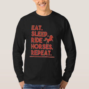 T-shirt Chevaux de course pour hommes 1