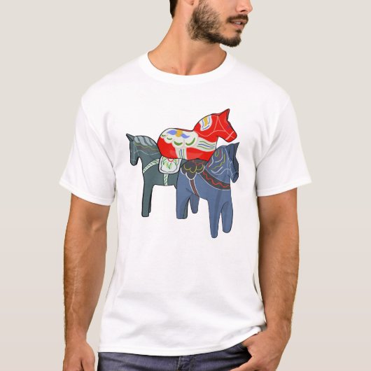 T-shirt Chevaux de Dala (Devant)