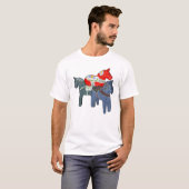 T-shirt Chevaux de Dala (Devant entier)