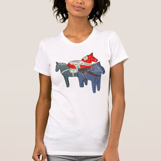 T-shirt Chevaux de Dala (Devant)