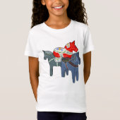 T-Shirt Chevaux de Dala (Devant)