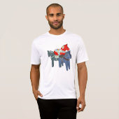 T-shirt Chevaux de Dala (Devant entier)