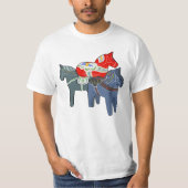 T-shirt Chevaux de Dala (Devant)