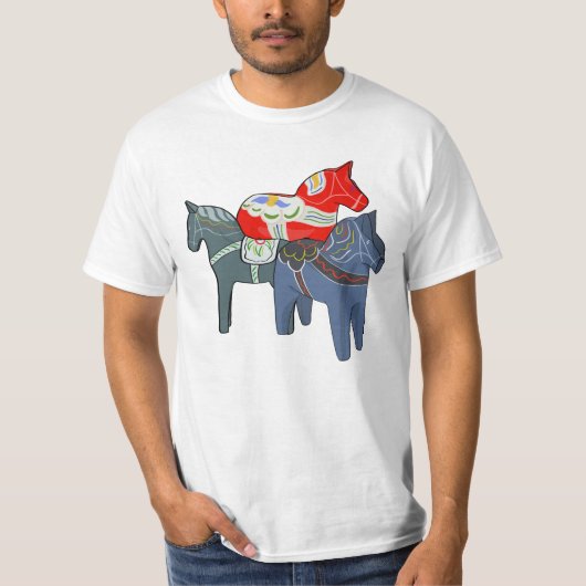 T-shirt Chevaux de Dala (Devant)