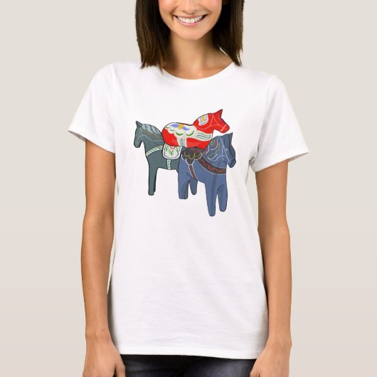 T-shirt Chevaux de Dala (Devant)