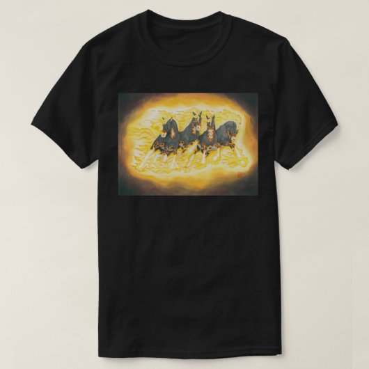 T-shirt Chevaux de l'Apocalypse (Design devant)