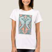 T-shirt Chevaux de mer Art nouveau (Devant)