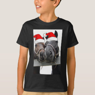 T-shirt Chevaux de Noël