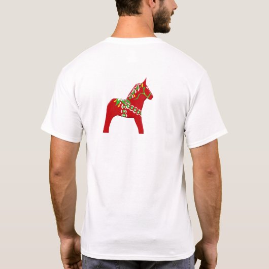 T-shirt Chevaux de Noël (Dos)