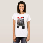 T-shirt Chevaux de Noël (Devant entier)