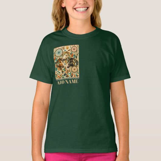 T-shirt Chevaux de rêve (Devant)
