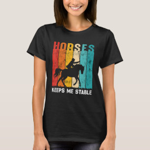 T-shirt Chevaux Gardez-moi Stable Cheval Cheval Cheval Che