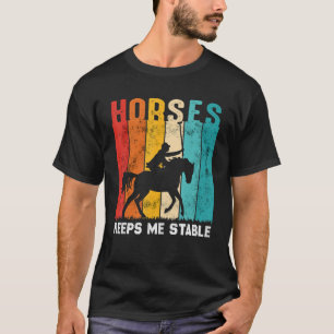 T-shirt Chevaux Gardez-moi Stable Cheval Cheval Cheval Che