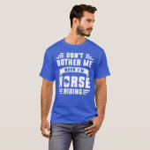 T-shirt Chevaux Hobby rétro (Devant entier)