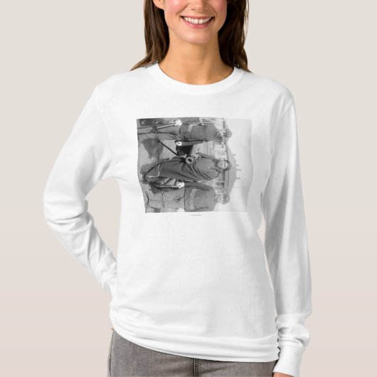 T-shirt Chevaux indiens d'abondance d'Oglala avec le (Devant)