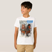 T-shirt Chevaux labourant (Devant entier)