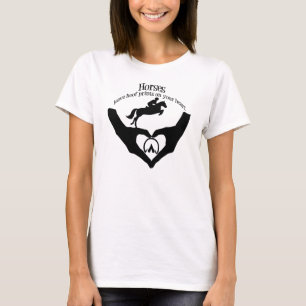 T-shirt Chevaux Laisser des empreintes de Hoof sur votre c
