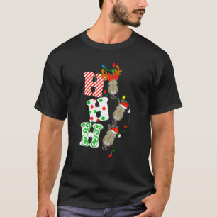 T-shirt Chevaux Noël équitation Amant Cadeau Drôle Pour Le