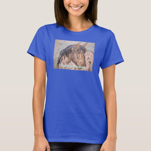 T-shirt Chevaux pour toujours (Devant)