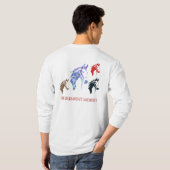 T-shirt chevaux resplendissants (Dos entier)