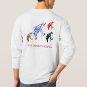 T-shirt chevaux resplendissants (Dos)