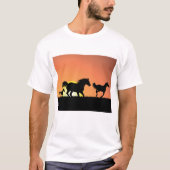 T-shirt Chevaux sauvages (Devant)