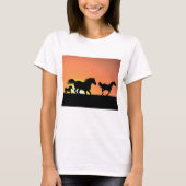 T-shirt Chevaux sauvages (Devant)