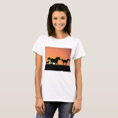T-shirt Chevaux sauvages (Devant entier)