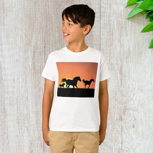 T-shirt Chevaux sauvages