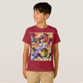 T-shirt Chevaux sauvages (Devant entier)