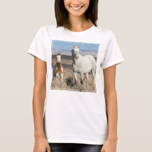 T-shirt Chevaux sauvages chez eux dans le bassin de Sandwa