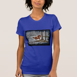 T-shirt Chevaux spirituels dans la série Neige