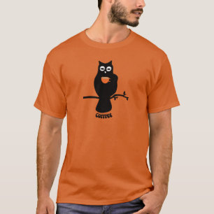 T-shirt Chevêche à l'oeil droopy au café
