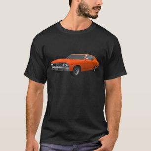 T-shirt Chevelle 1969 solides solubles : Finition orange