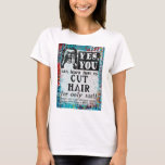 T-shirt Cheveux coupés - Drôle Annonce Vintage<br><div class="desc">Un faux vintage journal victorien fantaisiste pour "Apprendre à couper les cheveux".</div>