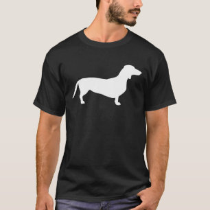 T-shirt Cheveux courts Dachshund - Silhouette 2