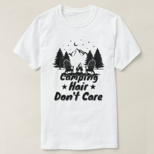T-shirt Cheveux de Camping, On S'en fiche