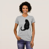 T-shirt Cheveux de chat ne se soucient pas de la citation (Devant entier)