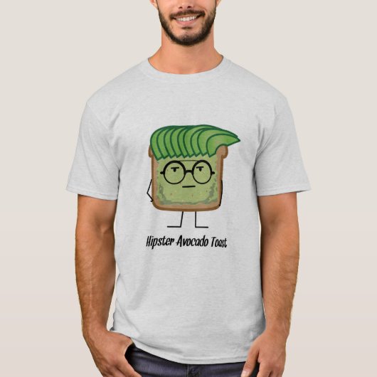 T-shirt Cheveux de graisseur en verre de hippie de pain (Devant)