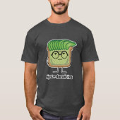 T-shirt Cheveux de graisseur en verre de hippie de pain (Devant)