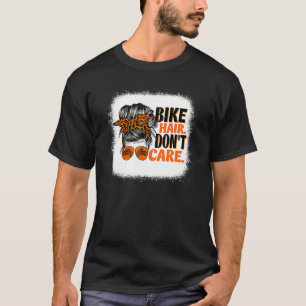 T-shirt Cheveux de vélo ne se soucient pas de vélo Messy B