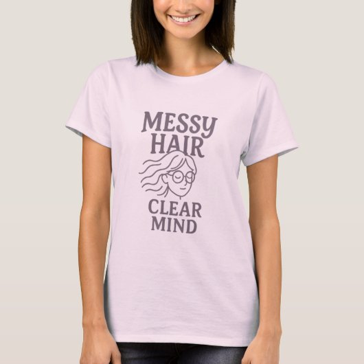 T-shirt Cheveux durs, esprit clair (Devant)