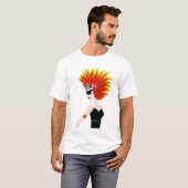 T-shirt Cheveux flamboyants avec le diadème - MFH2 (Devant entier)