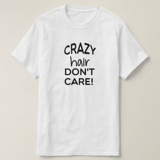 T-shirt Cheveux folle (Design devant)