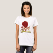 T-shirt Cheveux naturels : Afrolicious (Devant entier)
