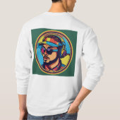 T-shirt "Cheveux sauvages, esprit sauvage" (Dos)