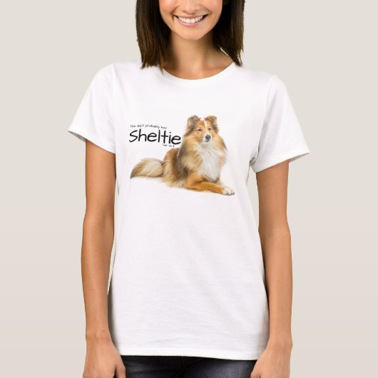 T-shirt Cheveux Sheltie (Devant)